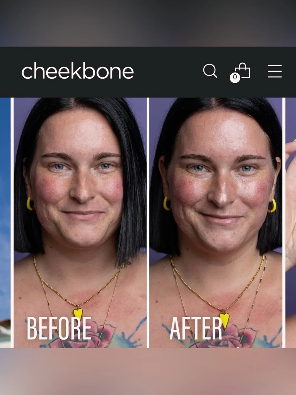 Cheekbone  Moon Dew Illuminating Primer Gel - Purple Top